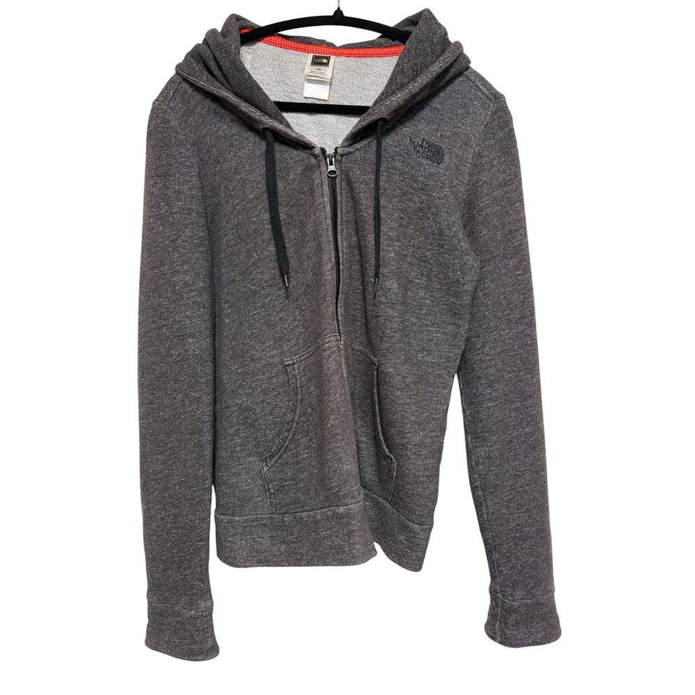 The North Face Womens Gray Zip Up Hoodie Jacket Size M